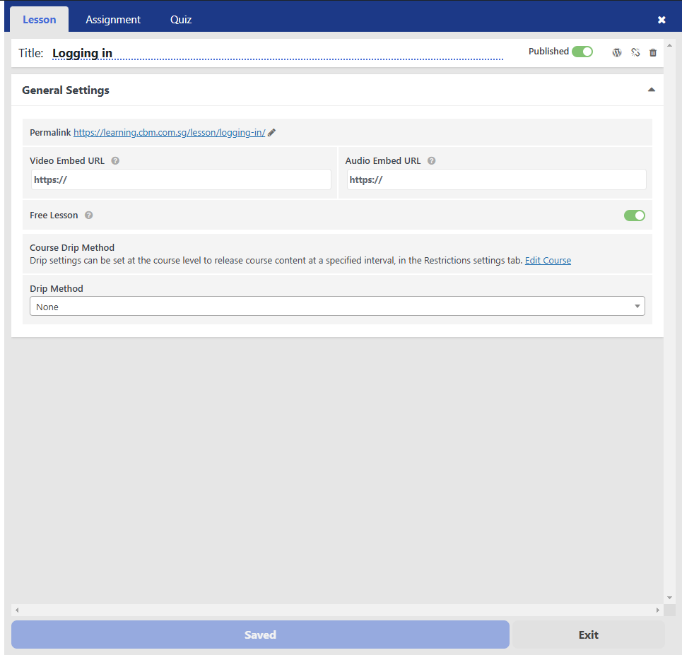 Import a PDF file into your lesson – Learning Portal