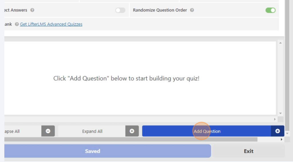 Add a Quiz into your lesson – Learning Portal
